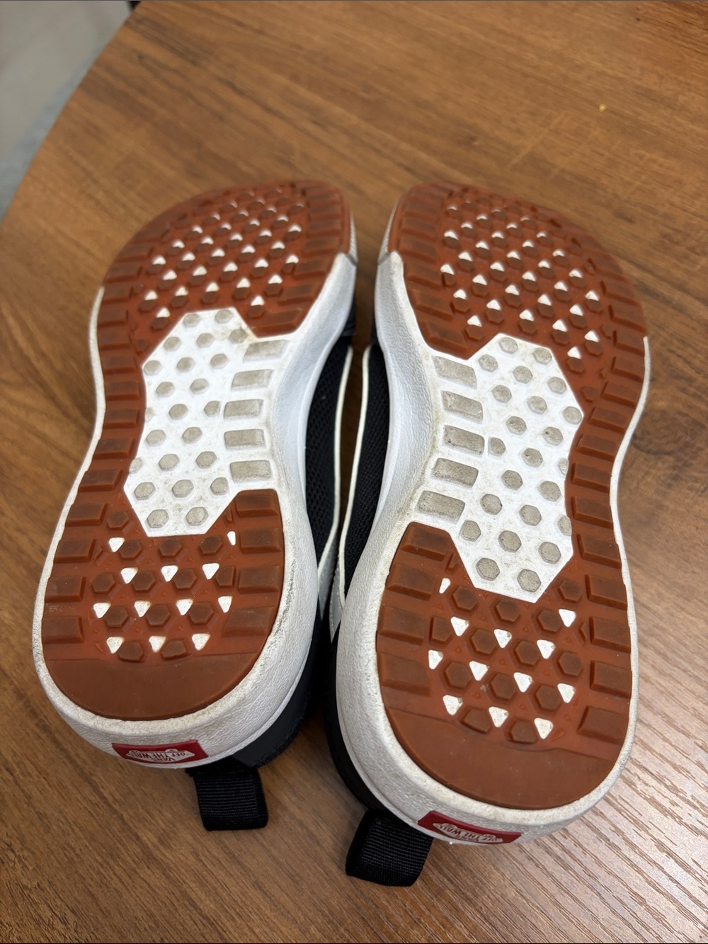 Vans Black and White Mesh Low-Top Sneakers - Picture 5 of 5